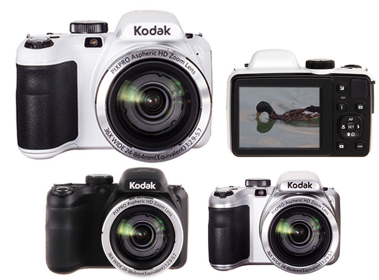 柯达(kodak az361 数码相机(银色 套餐一)