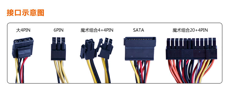 greatwall 长城atx-350p4额定250w标准版电脑电源