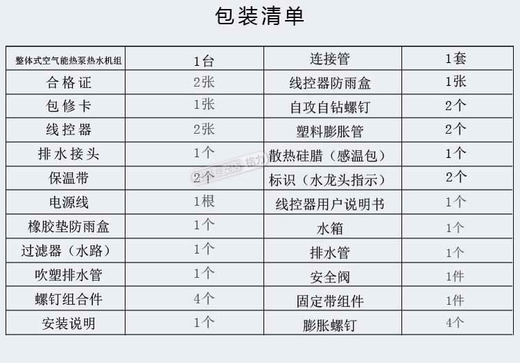 1jre/a3) 御雅系列 空气能热水器 200l