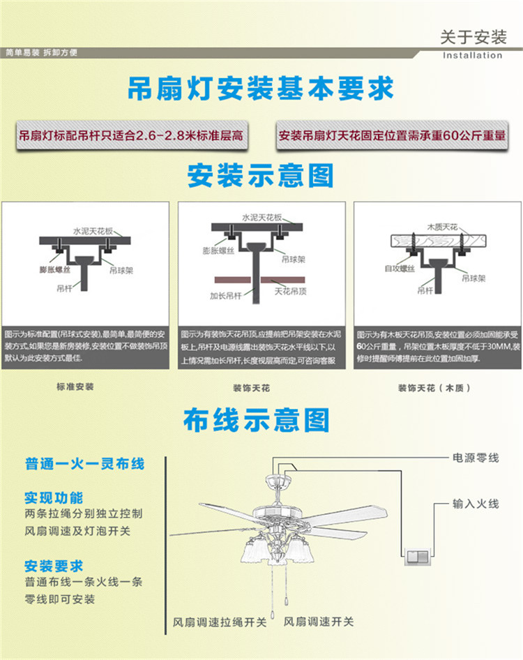 天骏现代时尚吊扇灯sf60-5y5l-32简约欧式风扇灯空气对流灯