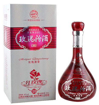 40玫瑰汾酒500ml