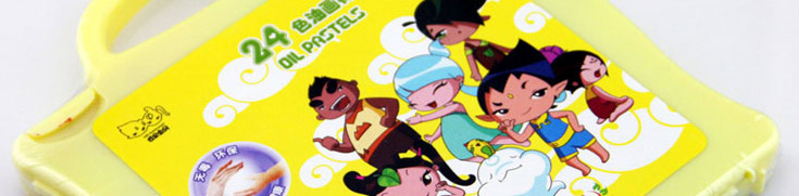 云朵宝贝(the could baby)dm0403-1 24色塑料盒装油画棒