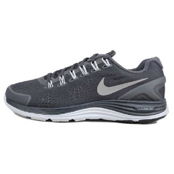 nike耐克 登月lunarglide 4反光透气男子跑步鞋537475-003(537475-001