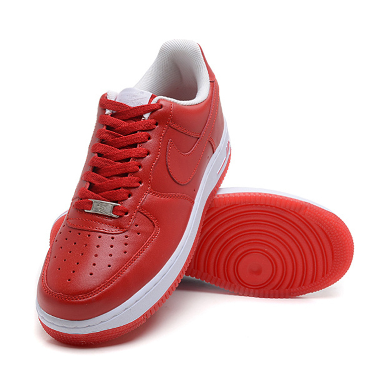 耐克/nike air force男 经典纯红板鞋 315122-661(校园红 43)