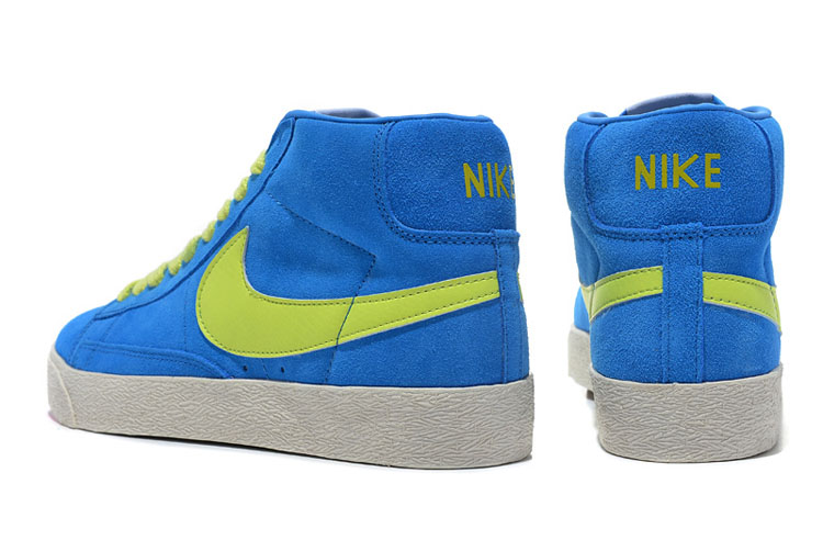 耐克nike blazer开拓者 518171 高帮女子板鞋(蓝色 39)