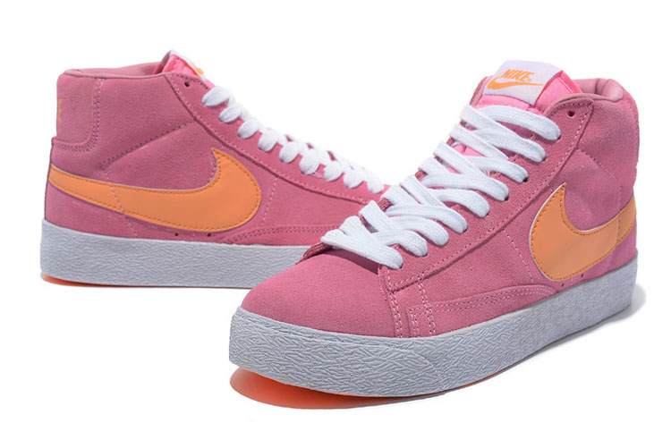耐克nike blazer mid sde开拓者高帮男女情侣运动板鞋(粉 38)