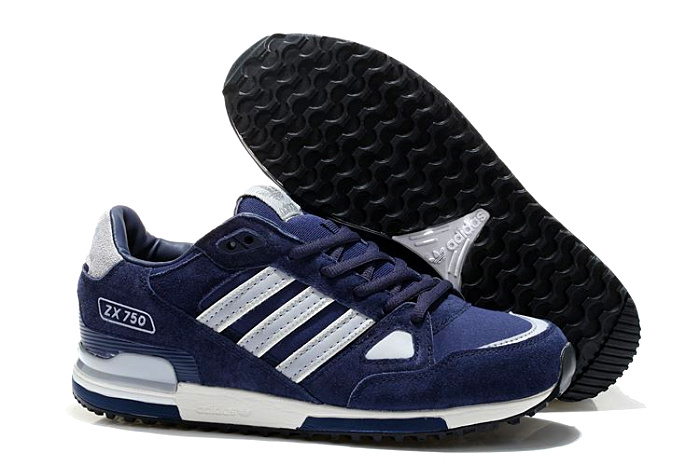 adidas 阿迪达斯男鞋zx750 三叶草男子运动休闲跑步鞋g96725(灰色g