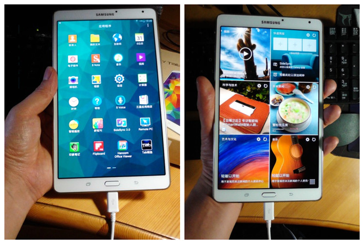【三星t700平板电脑炫金棕官方标配】三星(samsung)tab s t700 8.