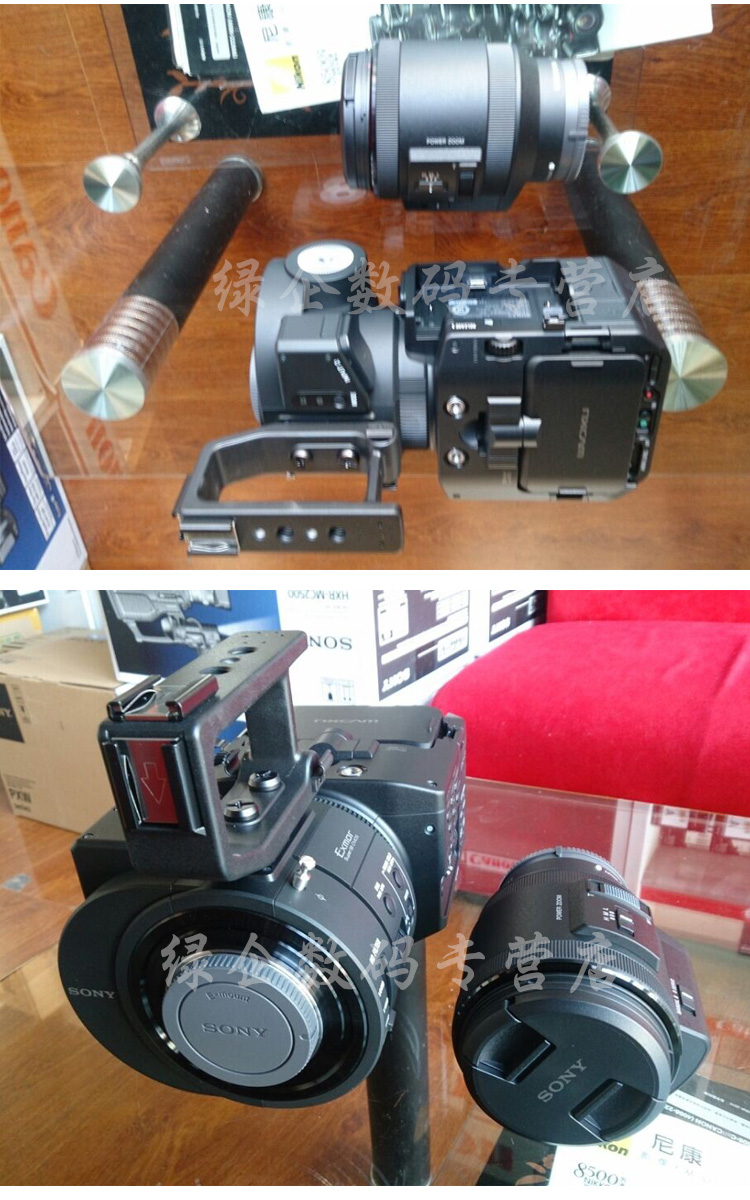 索尼(sony)fs700rh(含18-200mm镜头)全画幅摄录一体机专业摄像机(黑色