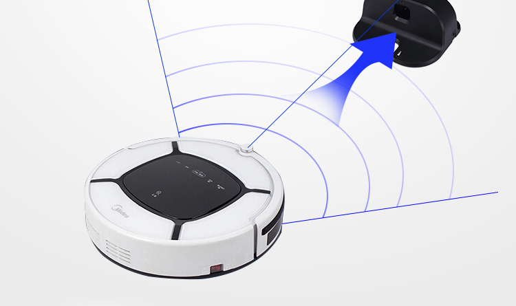 美的(midea)r1-l102b吸尘器 智能扫地机器人自动清扫