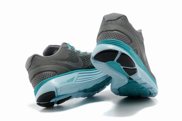 耐克lunarglide  4登月四代运动慢跑步鞋男女鞋网面(黑碳灰 40.5)