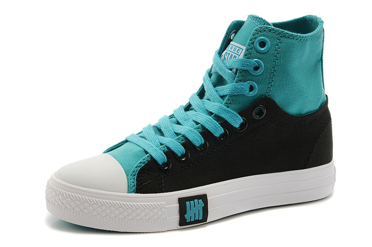 converse/匡威 帆布男女鞋 高帮情侣2014新品双层双色鞋中鞋板鞋(黑红