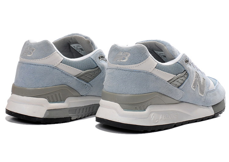新百伦998男鞋nb美产运动鞋 new balance总统跑步鞋m998gnr(浅灰红