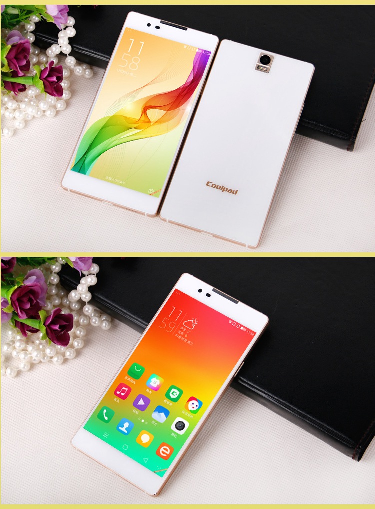 【酷派大神x7手机钛晶白移动/联通双网通4g版 套餐二】酷派(coolpad)