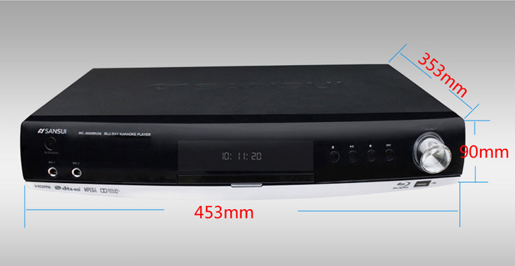 山水(sansui)mc-3600bkd6 蓝光5.1家庭影院 k歌神器音响