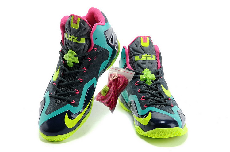 耐克/nike lebron xi xdr詹姆斯11代篮球鞋全明星夜光650884