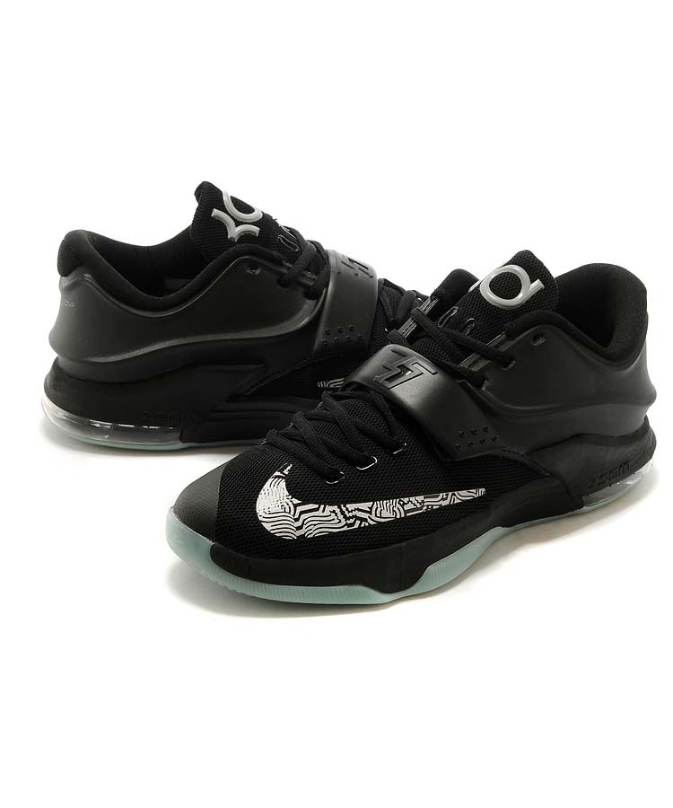 专柜*耐克篮球鞋nike杜兰特7代kd7雷霆男子运动鞋653997-080-535(黑白