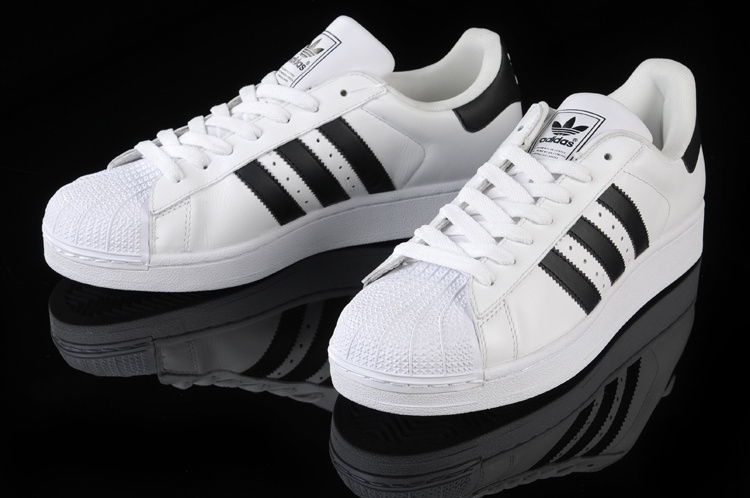 阿迪达斯男鞋adidas superstar三叶草女鞋贝壳头白黑情侣鞋休闲鞋板鞋