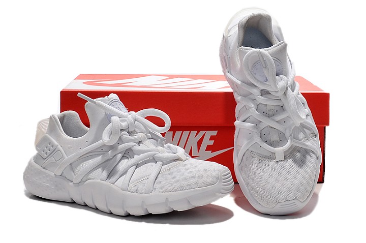 nike耐克 air huarache华莱士二代男鞋女鞋跑步鞋(黑白 42)