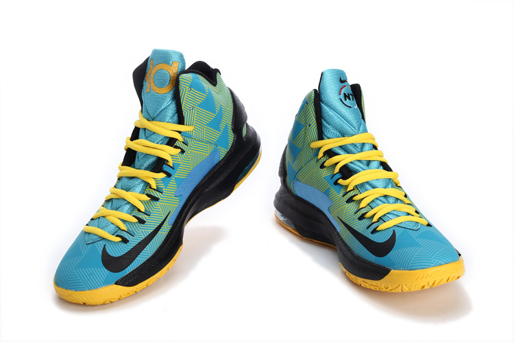 耐克/nike 杜兰特5代 kd5高帮战靴全明星篮球鞋情侣鞋(红白荧光绿 39)