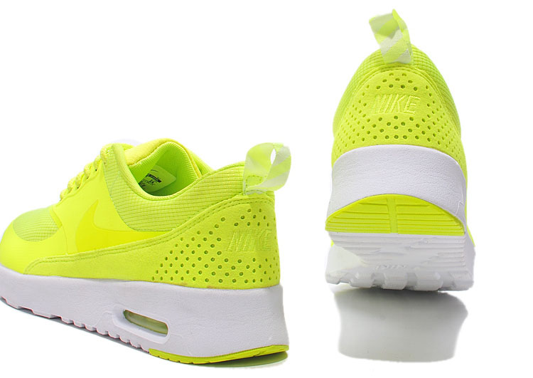 2015新款耐克nike air max90 87荧光绿小气垫女鞋韩版女神系带599409