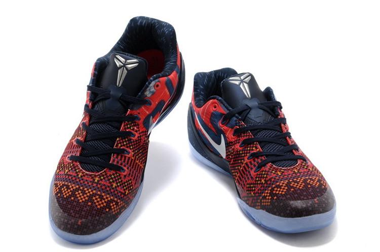 耐克新款nike kobe ix xdr 科比9代男子 篮球鞋(血液黑红 43)