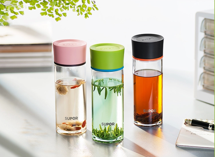 硼硅耐热玻璃杯水杯子办公茶杯随行杯kc42ak1 420ml【图片 价格 品牌