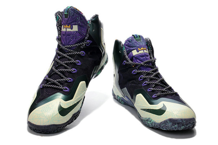 专柜* 耐克nike lebron 11 asg詹姆斯11代全明星夜光篮球鞋647780-735