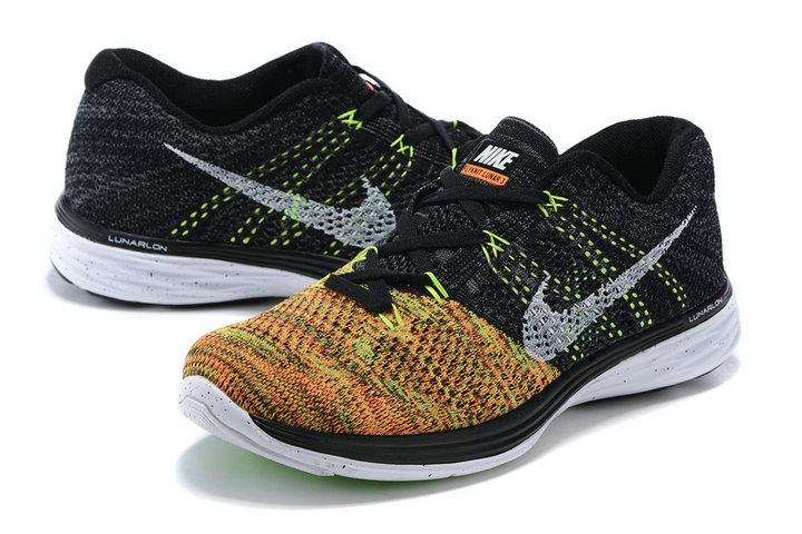 耐克nike 登月3代 flyknit lunar 3 运动跑步鞋 698182-007(女款