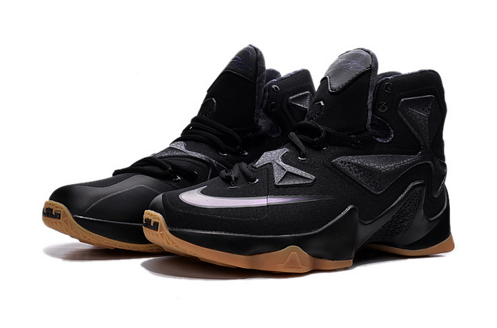 专柜耐克nike 詹姆斯13代全明星战靴 精英高帮气垫圣诞版战靴篮球鞋