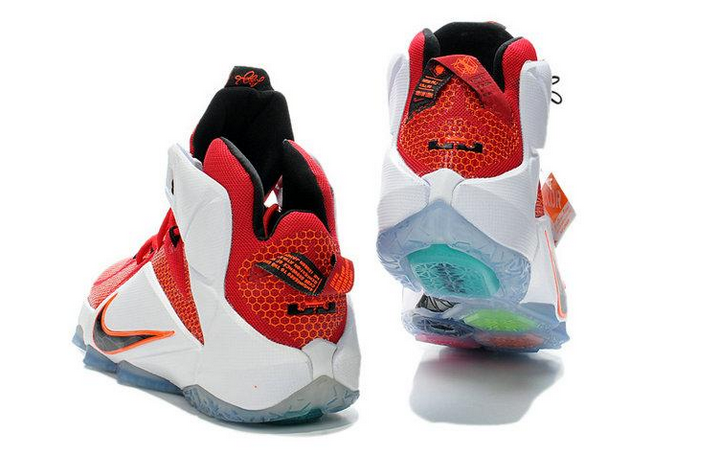 耐克nike 詹姆斯12代篮球鞋男 lbj12代耐磨战靴 nba高帮战靴全明星(灰