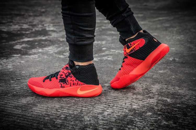 nike 耐克男子篮球鞋 kyrie 2欧文二代战靴全明星男士运动鞋(火焰红