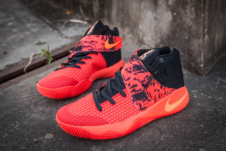 nike 耐克男子篮球鞋 kyrie 2欧文二代战靴全明星男士运动鞋(火焰红