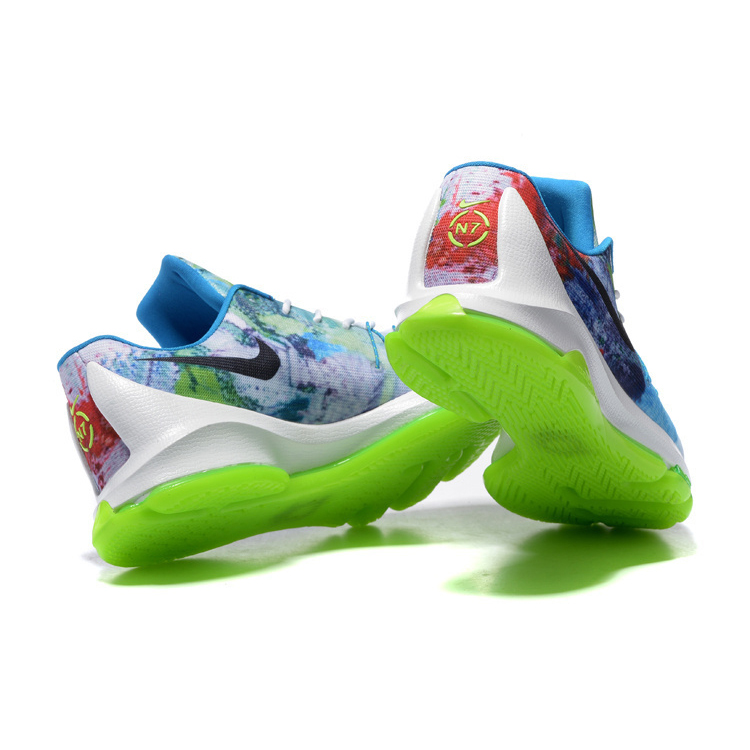 耐克nike 新款杜兰特8代 kd8代 n7版战靴男士运动篮球鞋811363(归来