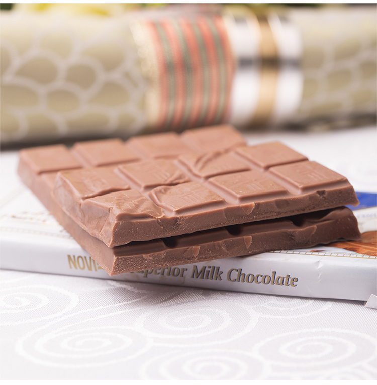 【欧洲牛奶巧克力进口糖果巧克力】novi诺维优质牛奶巧克力100g意大利