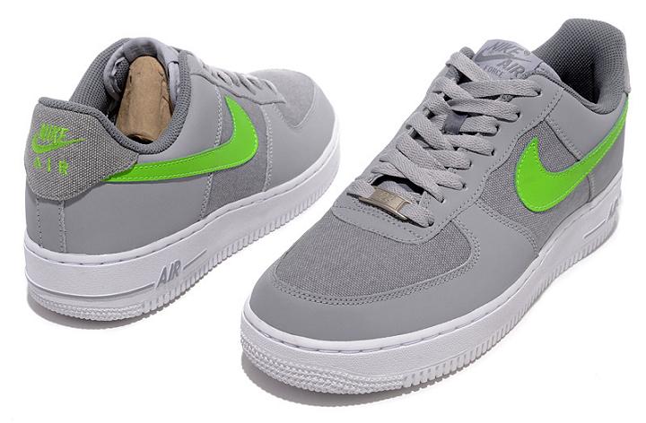 耐克af1/air force 1空军一号织布男子板鞋(灰绿 45)【图片 价格 品牌