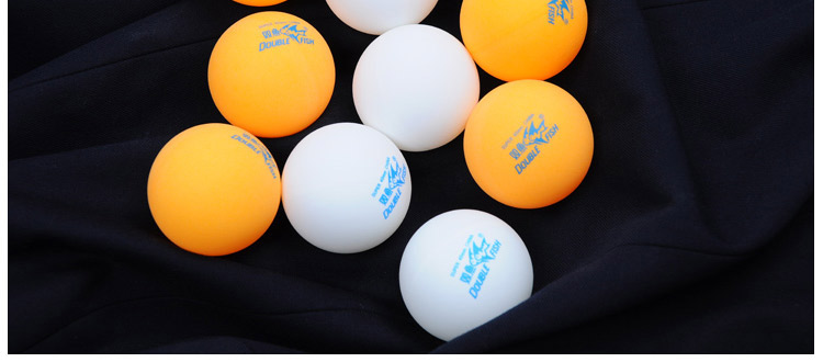 双鱼一般娱乐用无星乒乓球(橙色)(100个装)