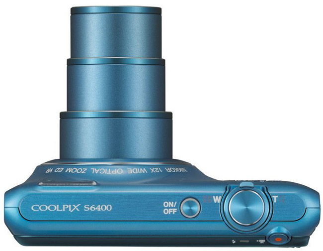 尼康(nikon)coolpix s6400数码相机(蓝色)