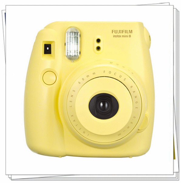 富士(fujifilm)mini 8拍立得相机(蓝色)mini新军 600mm-无穷远对焦