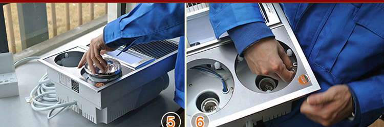 14号下单送高档led灯】奥普(aupu)qdp1020c 嵌入式风暖型纯平浴霸